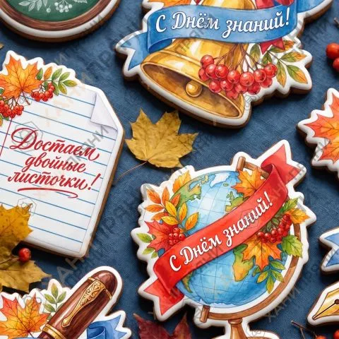 Пряник «"С Днём Знаний!" пряник вырезной» во Владивостоке